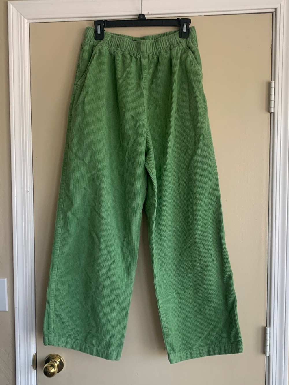 Urban Outfitters Green Wide Leg Corduroy Pants